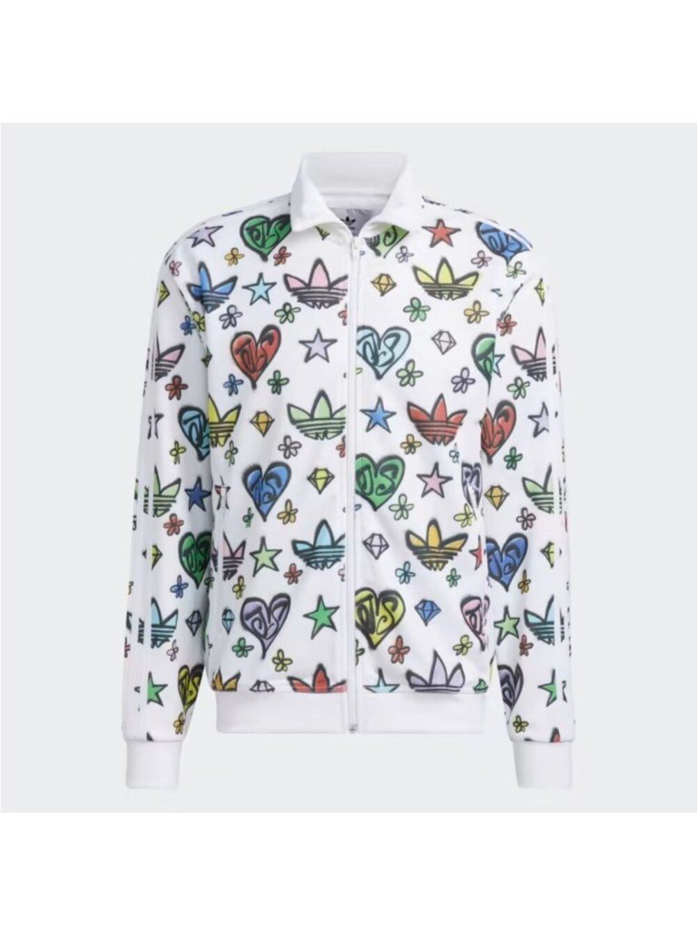 Adidas x Jeremy Scott Firebird Graffiti Trefoil Track Jacket Adult Large HK6989